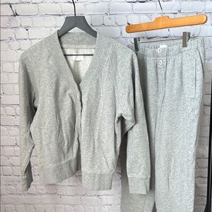 Every Gray Cardigan & Pants Set M